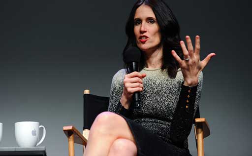 Michelle Peluso på Apple store i Soho, New York 2014