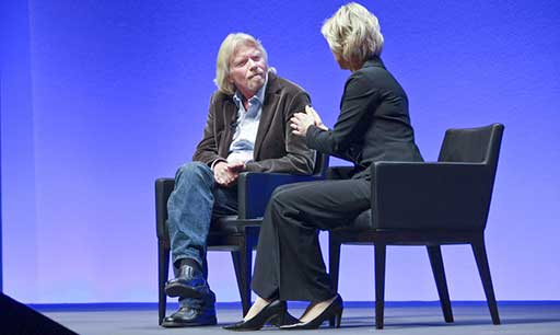 Richard Branson intervjuad