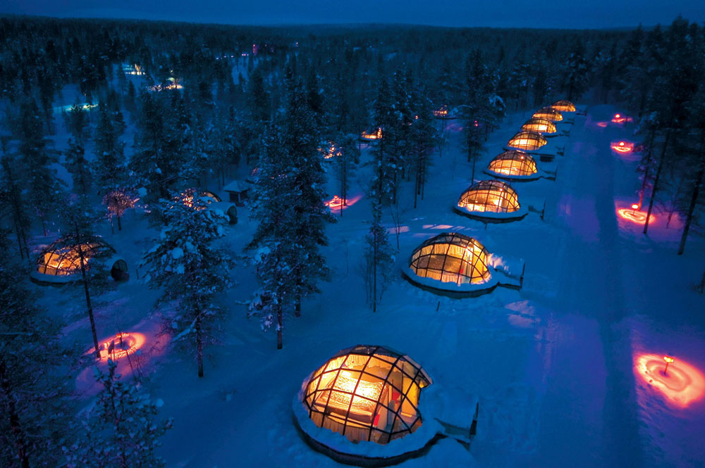 Övernatta i Kakslauttanen Igloo Village